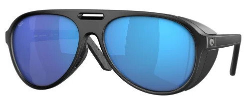 Costa Polarisationsbrille Grand Catalina Matte Black (Blue Mirror 580G)