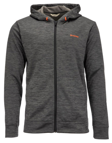 Simms Challenger Full-Zip Hoody Kapuzenpullover carbon heather