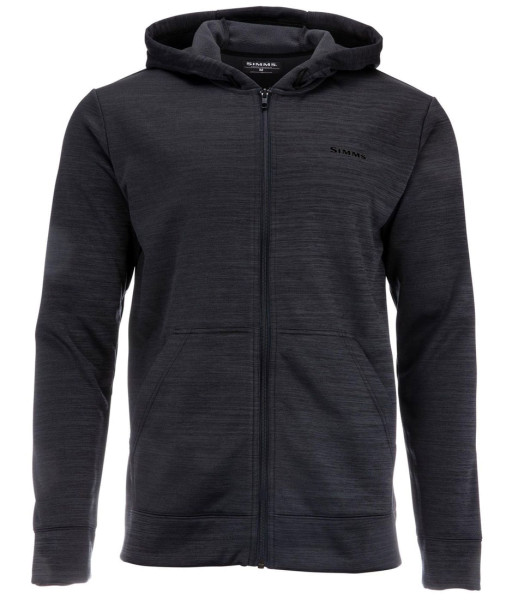 Simms Challenger Full-Zip Hoody Kapuzenpullover black heather