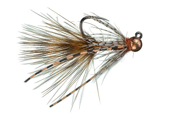 MFC Jig Mini Bugger Rusty Brown Nymphe Barbless