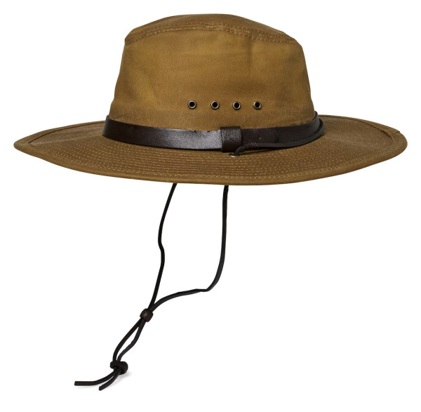 Filson Tin Cloth Bush Hat Hut dark tan