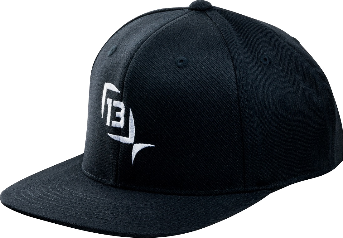 13 Fishing Cap Flat Brim black, Kappen und Hüte, Kopfbedeckungen, Bekleidung
