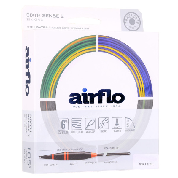 Airflo Sixth Sense 2 - Sink 5 Long Belly Distance Fliegenschnur Dark Blue