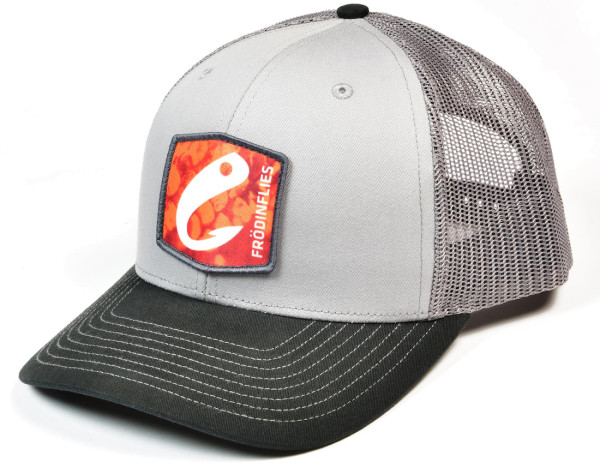 Frodin Logo Trucker Hat Cap black grey