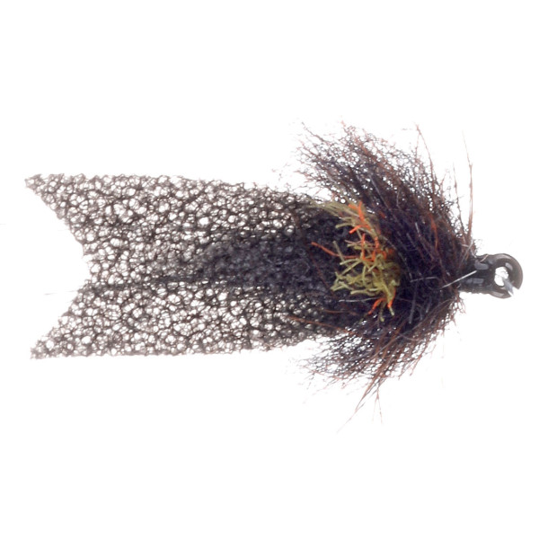 MFC Keller's Rage Cage Caddis Black Trockenfliege #14