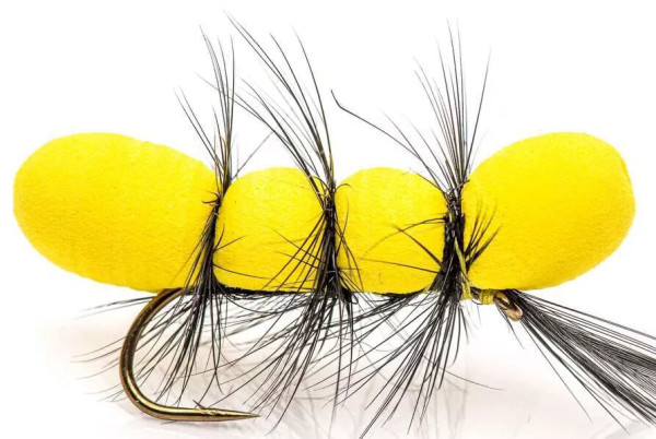 Superflies Pupu Tupuna Yellow Big Fish Trockenfliege #6