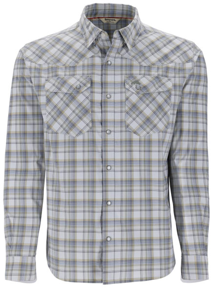 Simms Brackett Shirt Comfy Stretch Hemd Sterling Plaid