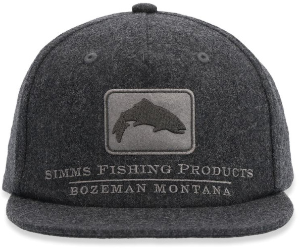 Simms Wool Trout Trucker Icon Cap Schirmmütze graphite