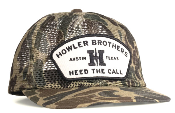 Howler Brothers Cap Unstructured Snapback Hats - feedstore camo (CORE)