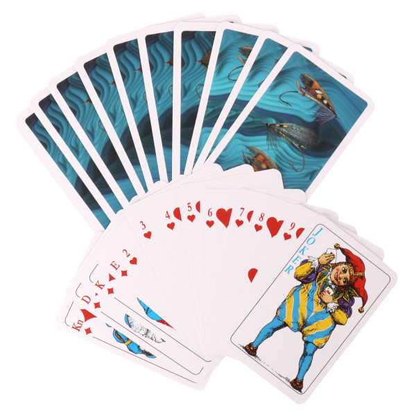 Playing Cards Classic Salmon Flies by Mikael Jenei Kartenspiel