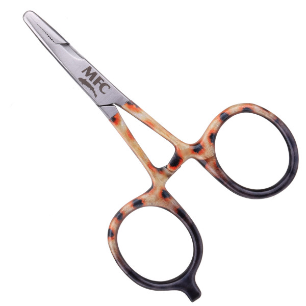 MFC Scissor Forceps River Camo Brown Trout Zange mit Schere 5. inch