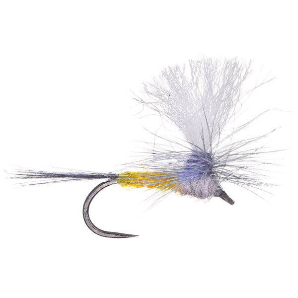 adh-fishing Trockenfliege Parachute Yellow Grey on AHREX by Superflies