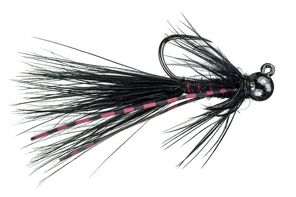 MFC Jig Mini Bugger Black Nymphe Barbless