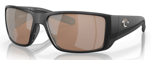 Costa Polarisationsbrille Blackfin Pro - Matte Black (Copper Silver Mirror 580G)