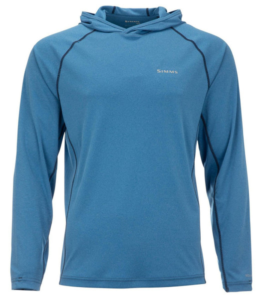 Simms Solarflex Hoody Langarmhemd nightfall heather