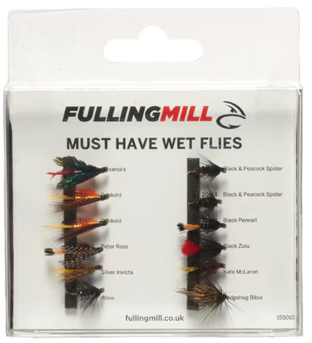 Fulling Mill Fliegenset Must Have Wets Nassfliegen