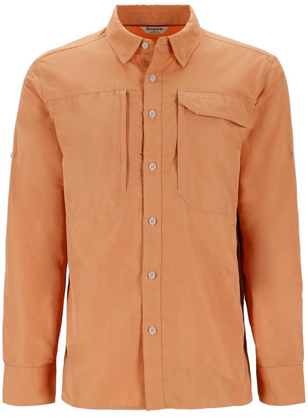 Simms Guide Shirt Hemd Orange Maple