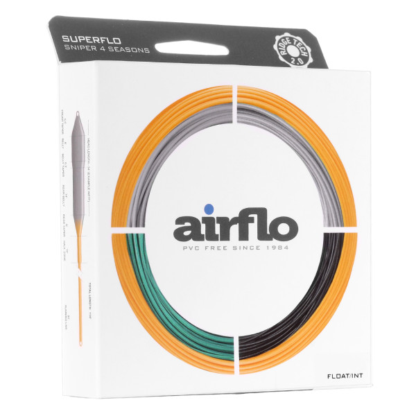 Airflo Ridge 2.0 Sniper 4 Season Floating - 6ft Intermediate Sink Tip Predator Fliegenschnur Pale-G