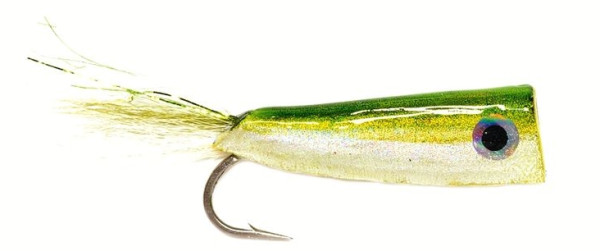 Fulling Mill Crease Fly Popper #1/0 Olive & Back