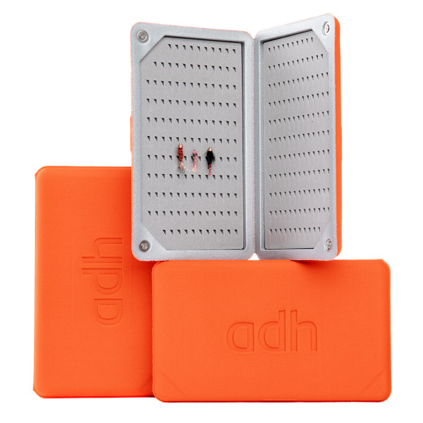 adh-fishing Foam Fly Box Fliegendose Nymph Ultralight orange