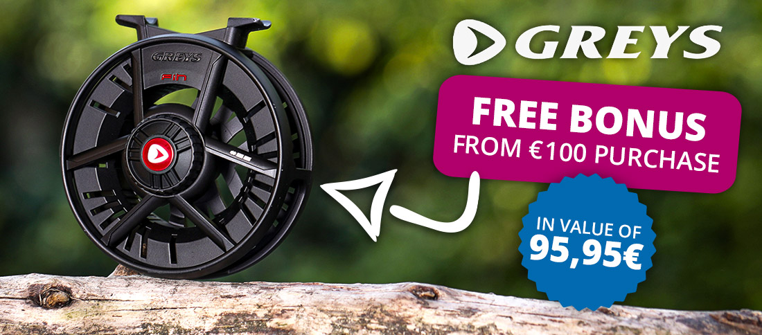 Free Greys Fin Fly Reel