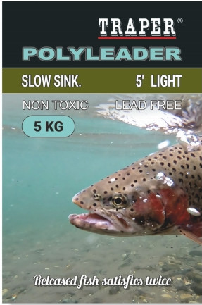 Traper Trout Polyleader 5 ft Non Toxic Lead Free