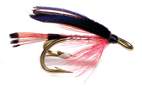 Unique Flies Meerforellen- und Lachsnassfliege - Bloody Butcher silver/red