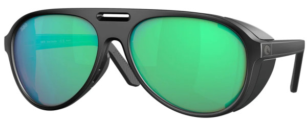 Costa Polarisationsbrille Grand Catalina Matte Black (Green Mirror 580G)