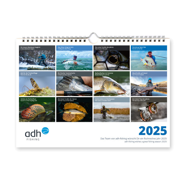 adh-fishing Wandkalender 2025