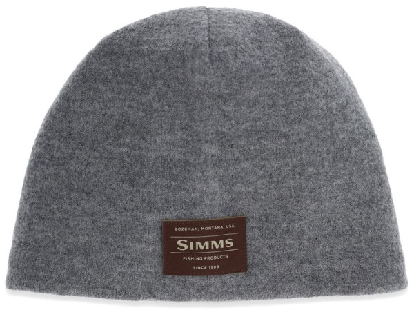 Simms Hayward Wool Beanie Mütze gunmetal