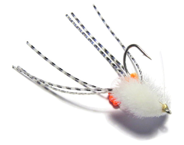 Fishient H2O Salzwasserfliege - Rolling Bead Box Crab white