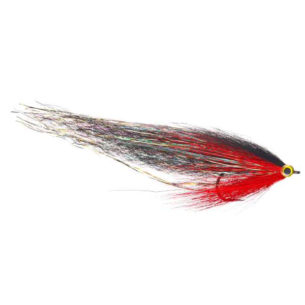 Superflies Hechtstreamer Pike Slinky Deceiver Black & Red