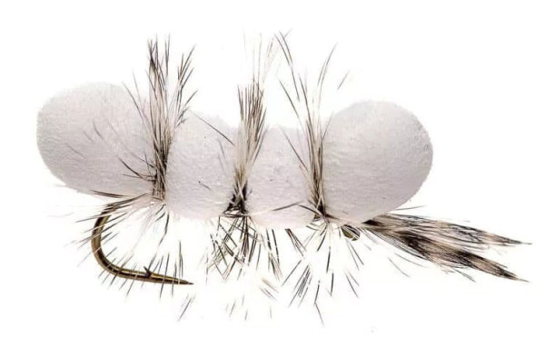 Superflies Pupu Tupuna White Big Fish Trockenfliege #6