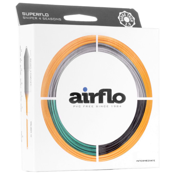 Airflo Ridge 2.0 Sniper 4 Season Floating - Fast Intermediate Head Predator Fliegenschnur Gray/Sunb