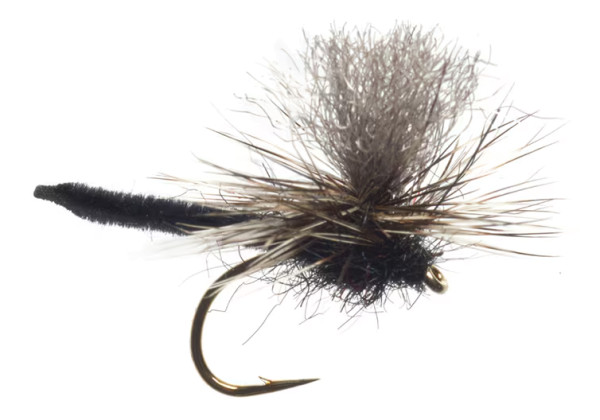 Fulling Mill Technical Dryfly Jackie's Black Palomino Parachute Trockenfliege