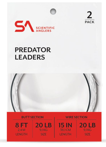 Scientific Anglers Predator Leaders Stahlvorfach 2er Pack