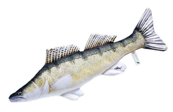 Fischkissen Kuscheltier Zander 77cm