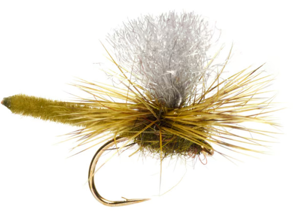 Fulling Mill Technical Dryfly Jackie's Olive Palomino Parachute #14 Trockenfliege