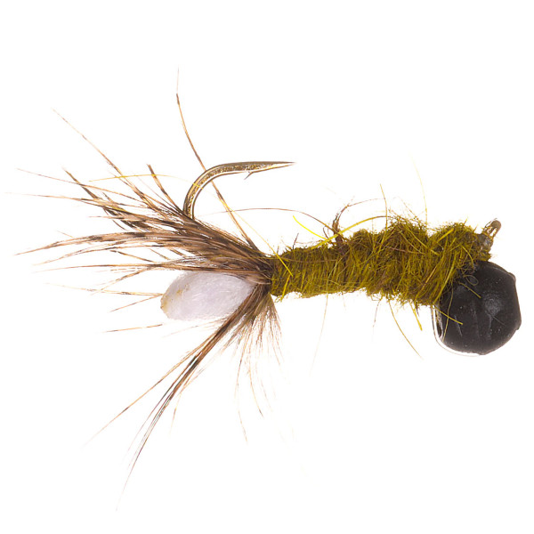 Fulling Mill Nymphe - Peeping Caddis Olive