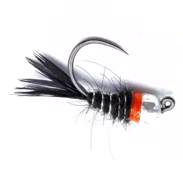 Superflies Tungsten Nymphe Black Pheasant Tail Jig