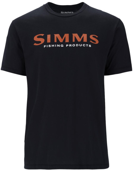 Simms Logo T-Shirt Jet Black