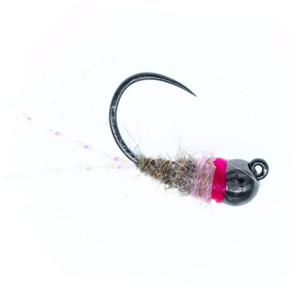 Superflies Tungsten Nymph Jiggy Pink Squirrel