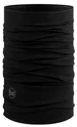 Buff® Merino Lightweight Solid Black 100% Merino Schlauchtuch