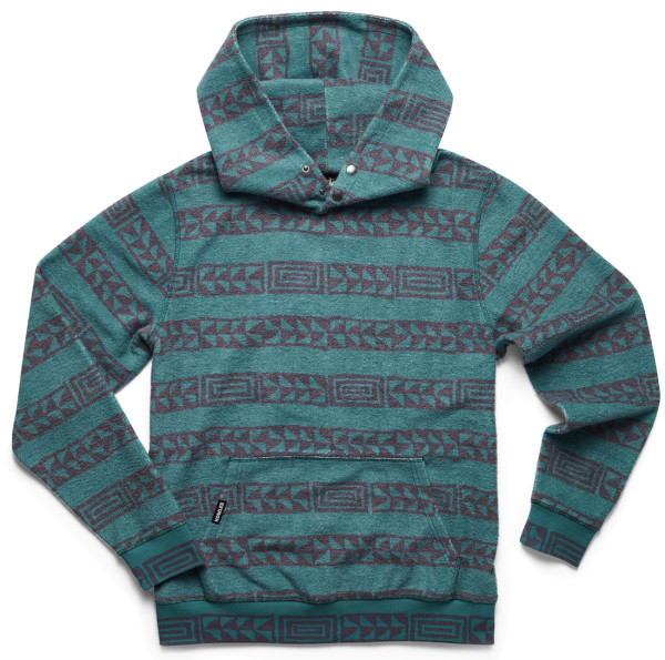 Howler Brothers Tajima Hoodie - hanko stripe : aquarium