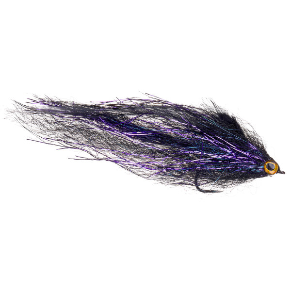 adh-fishing Hechtstreamer - Fibre Baitfish Black & Purple