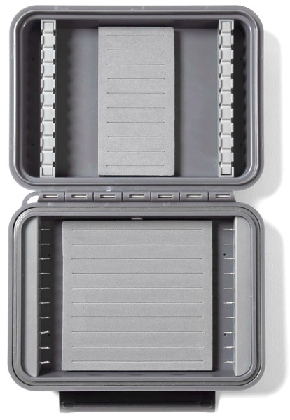 Plan D Pocket MAX Fly Box - Steel Gray - 50/50