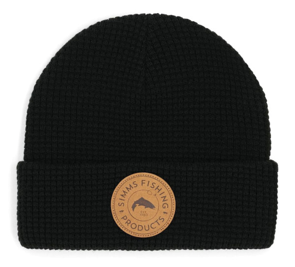 Simms Everyday Waffle Knit Beanie Mütze black