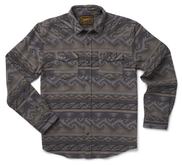 Howler Brothers Sheridan Shirt - herrador jacquard pencil lead herrador jacquard pencil lead