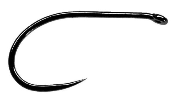 Fulling Mill Grab Gape Trout Hook Black Nickel Barbless Haken 50pc