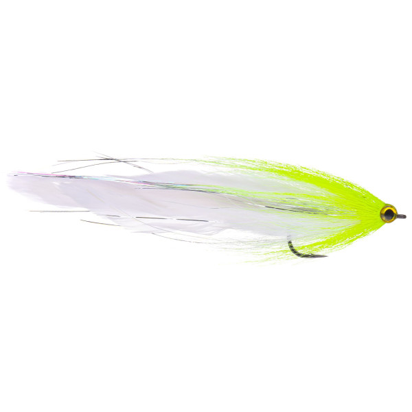 Superflies Hechtstreamer Pike Deceiver White & Chartreuse Schlappen